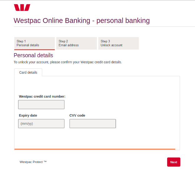 Westpac Car Insurance Online Quote Phishing email spoofs Westpac, claims your “online purchases have been
